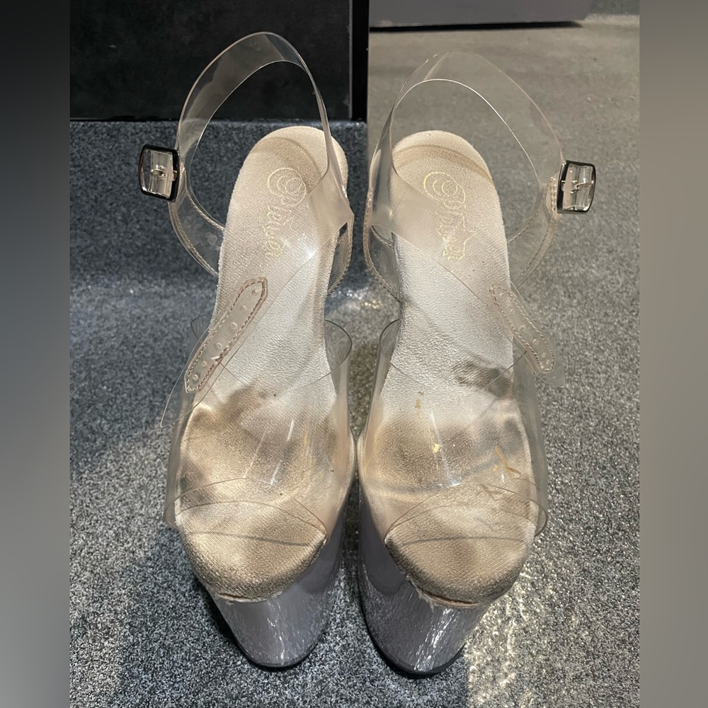 Worn 8inch Pleaser Size 8